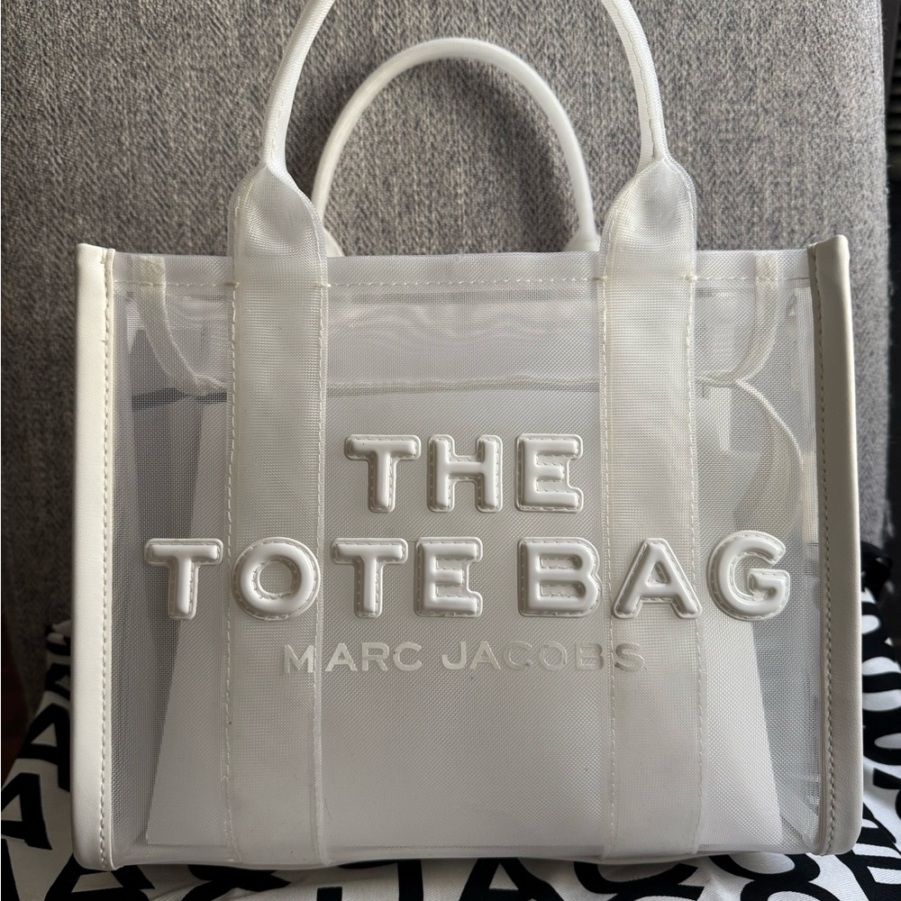 Marc Jacobs The Tote Bag Transparent White